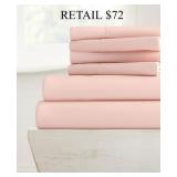 ienjoy Home Solids in Style 6Pc Sheet Set Full #5