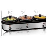 MegaChef Warmer EliteSlow Cooker&Buffet Server #10