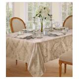 Barcelona Damask 60' x 102' Oblong Tablecloth
