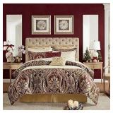 Croscill Julius Comforter Set Burgundy#50