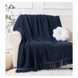Battilo  Herringbone Chenille Knit Throw #5