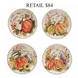 Certified International Dessert Plates 4Pc W10