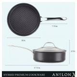 Anolon X 3.5qt Hybrid  Sautï¿½ Pan with Lid#23