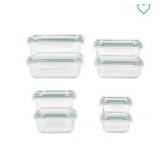 Sedona Kitchen 16-Pc. Glass Storage Set +Lid#9