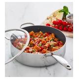 GreenPan SS Sautï¿½ Pan with Lid#51