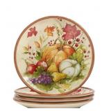 Certified International Dinner Plate 4Pc w12