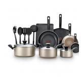 T-Fal Culinaire 16 pcs Aluminum Cookware Set#43