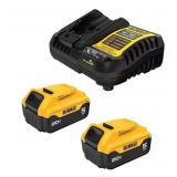 DEWALT 20V Battery Starter Kit  R$199