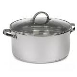 Sedona Kitchen 10-Qt SS Casserole + Lid#14