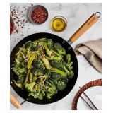 INFUSE Asian Carbon Steel 13.75' Wok#5