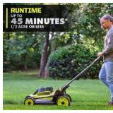 RYOBI 40V HP Push Lawn Mower R$249