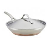 Anolon  SS 12' French Skillet with Lid#18