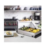 7.5Qt Triple Buffet Server Food Warmer#10