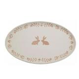 Haven 16' Easter Bunny Ceramic Serving Platter #2
