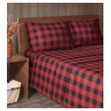 Woolrich Printed Cotton Flannel 4-Pc.Sheet Set#10