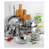 Tramontina TriPly Clad 12-Pc SS Cookware set #52