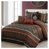 Stratford Park Jacquard  7pcs Comforter Set #22
