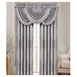 J Queen New York Pair 50' x 95' Silver #21