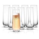 JoyJolt - Milo Stemless Champagne Flutes#4