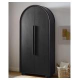 R$578 MODWAY Bellamy Black 79.1 in. Accent Cabinet