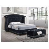 R$1046 Coaster Barzini Eastern King Bedroom Bed