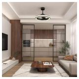 #38 Artika Edwin 23" LED Chandelier Ceiling Fan