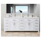 R$ 1741 Wyndham Collection Beckett 84 in. Double B