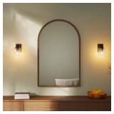 #8 Globe Electric Glass Wall Sconce, 2-Pack