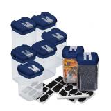 Cheer Collection 8-Piece Food Storage Containers#7