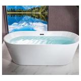 R$1004  WOODBRIDGE 71" Bathtubstanding BAthtu