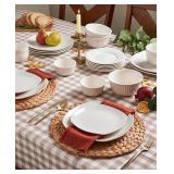 #9 Haven Soft Square 32-Piece Dinnerware Set