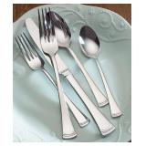 #33 Lenox Portola Flatware Set Service for 12