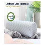 #3Memory Foam Neck Roll Bolster Cooling Pillow