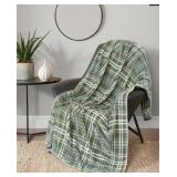#2 Lucky Brand Camper Plaid Plush Throw