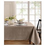 #7 Elrene Continental Solid Texture Tablecloth