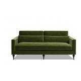R$1492 Jennifer Taylor Elliot 84' Velvet Sofa