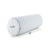 #3Memory Foam Neck Roll Bolster Cooling Pillow