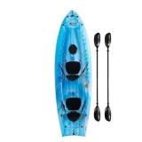 R$799 Lifetime Tandem Sit-On-Top Kayak w/ Padd
