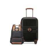 #12 W100  DELSEY PARIS 2-Piece Luggage & Backpack