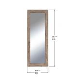 #40 Earnest Wood Frame Floor Mirror