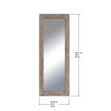#40 Earnest Wood Frame Floor Mirror