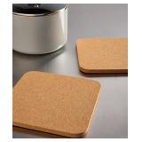 Arch Studio Set Of 2 Square Cork Trivets