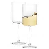 #3 JoyJolt Claire White Wine Glasses