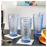 #9 Villeroy & Boch Boston Blue Highball Glasses