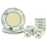 #38 Villeroy & Boch French Garden 12-Piece Dinnerw