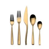 #5W30 Mepra Arte Oro Ice 5-Piece Flatware