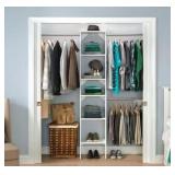 R$109   ClosetMaid BrightWood White Wood Closet