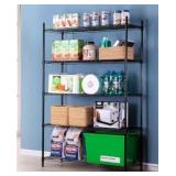 Style Selections 5-Tier Black Shelving Unit