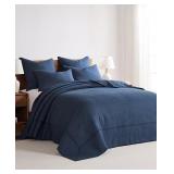 Levtex Navy Bedspread Set with 2 Shams