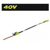 R$149 RYOBI 40V 18" Battery Pole Hedge Trimmer